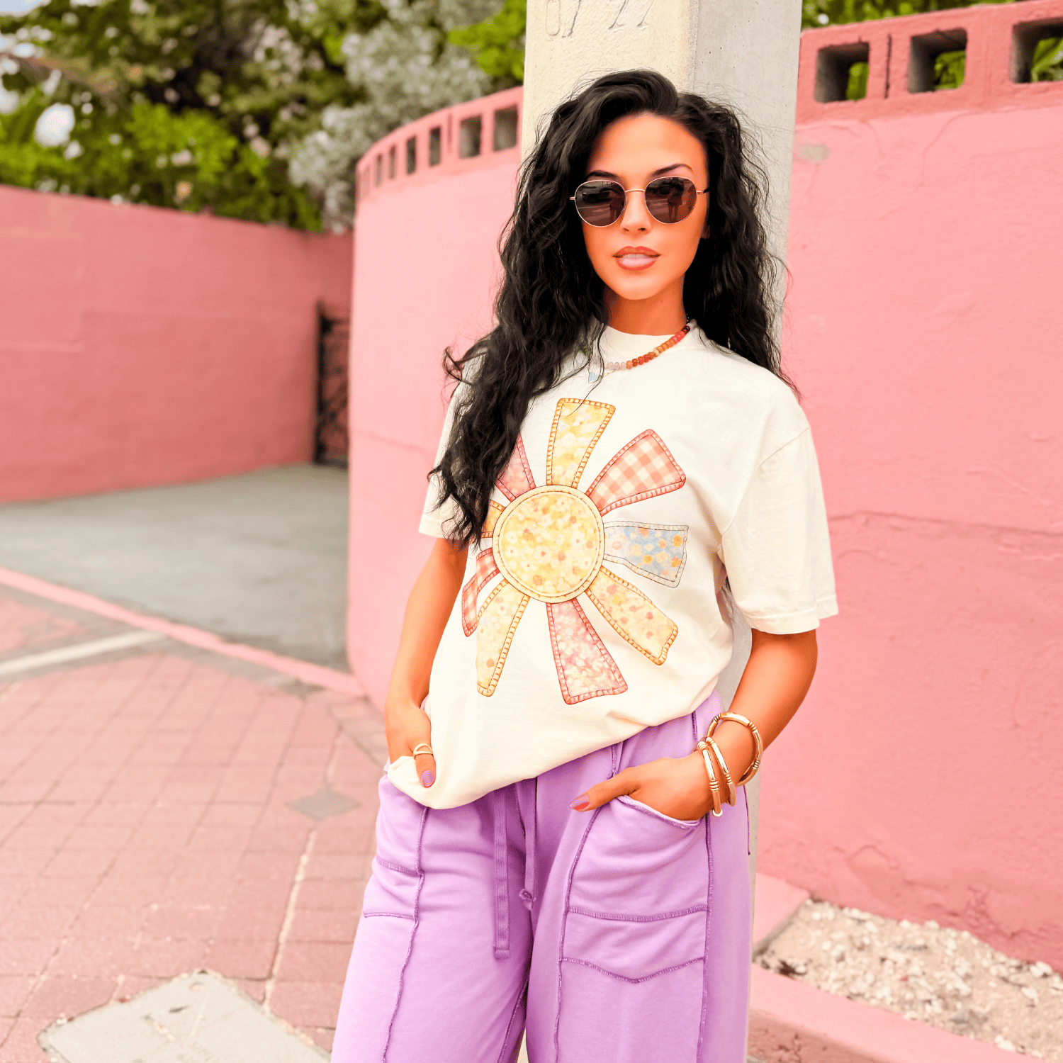 Quilted Sunshine Tee