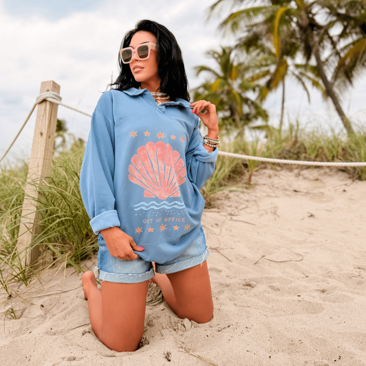 Out of Office Collegiate Crewneck