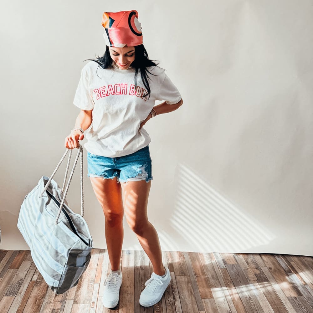 Beach Bum Tee - Ivory - NEW