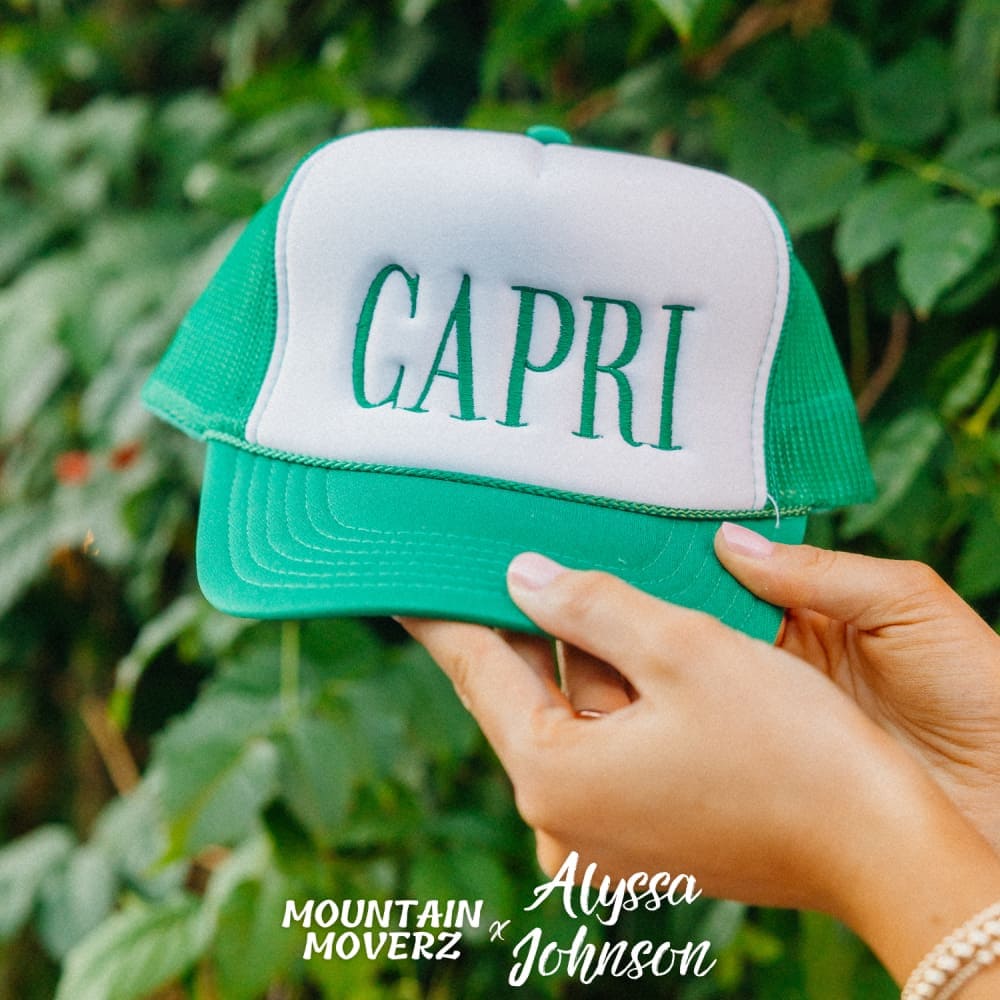 Capri Mesh Trucker Hat - Kelly Green