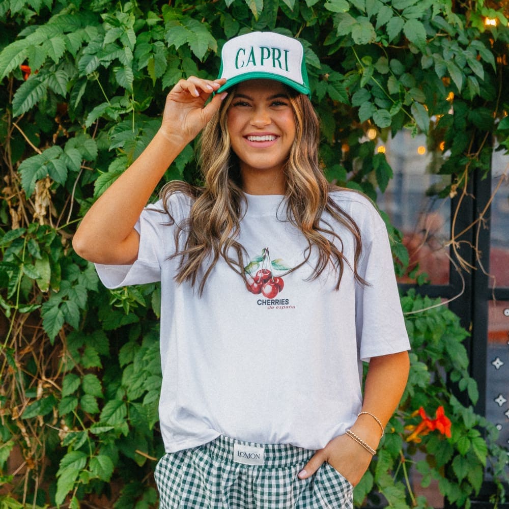 Capri Mesh Trucker Hat - Kelly Green