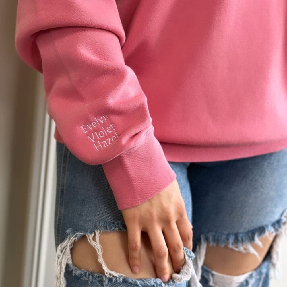 Custom Mama Embroidered Crewneck