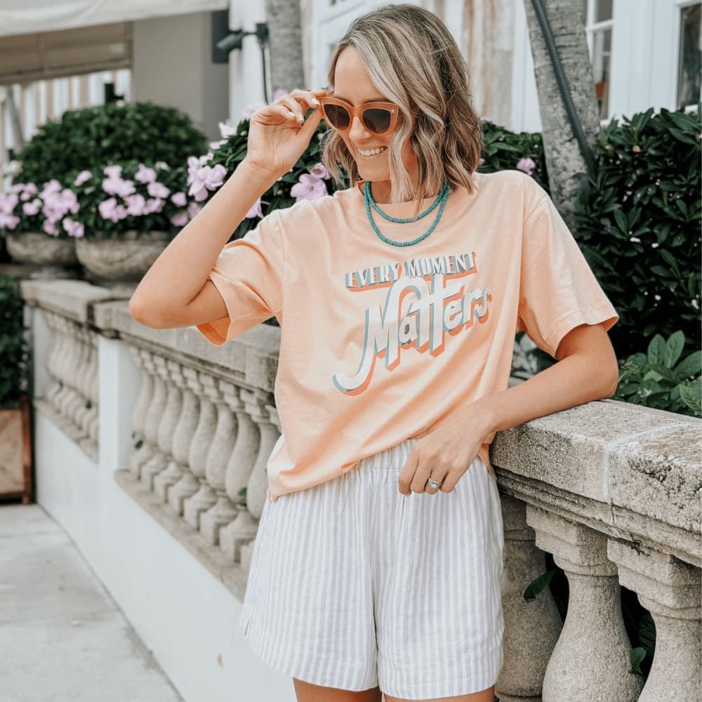 Every Moment Matters Boxy Tee - NEW
