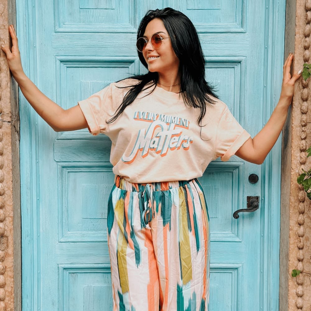 Every Moment Matters Boxy Tee - NEW