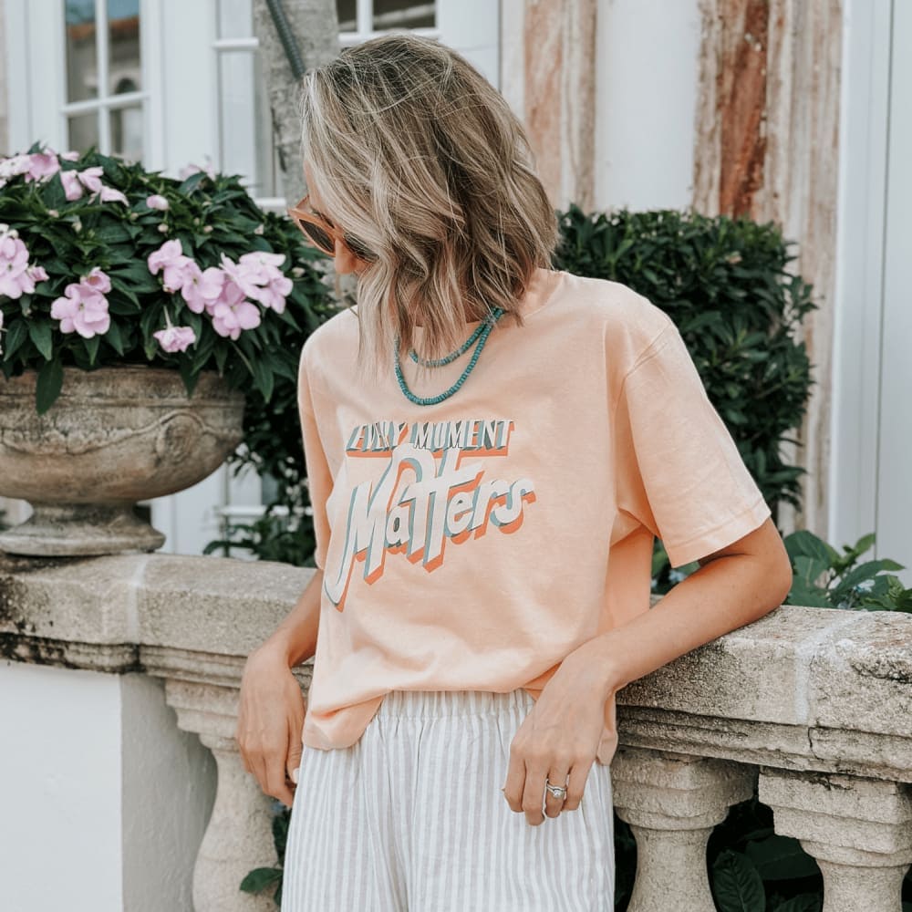Every Moment Matters Boxy Tee - NEW