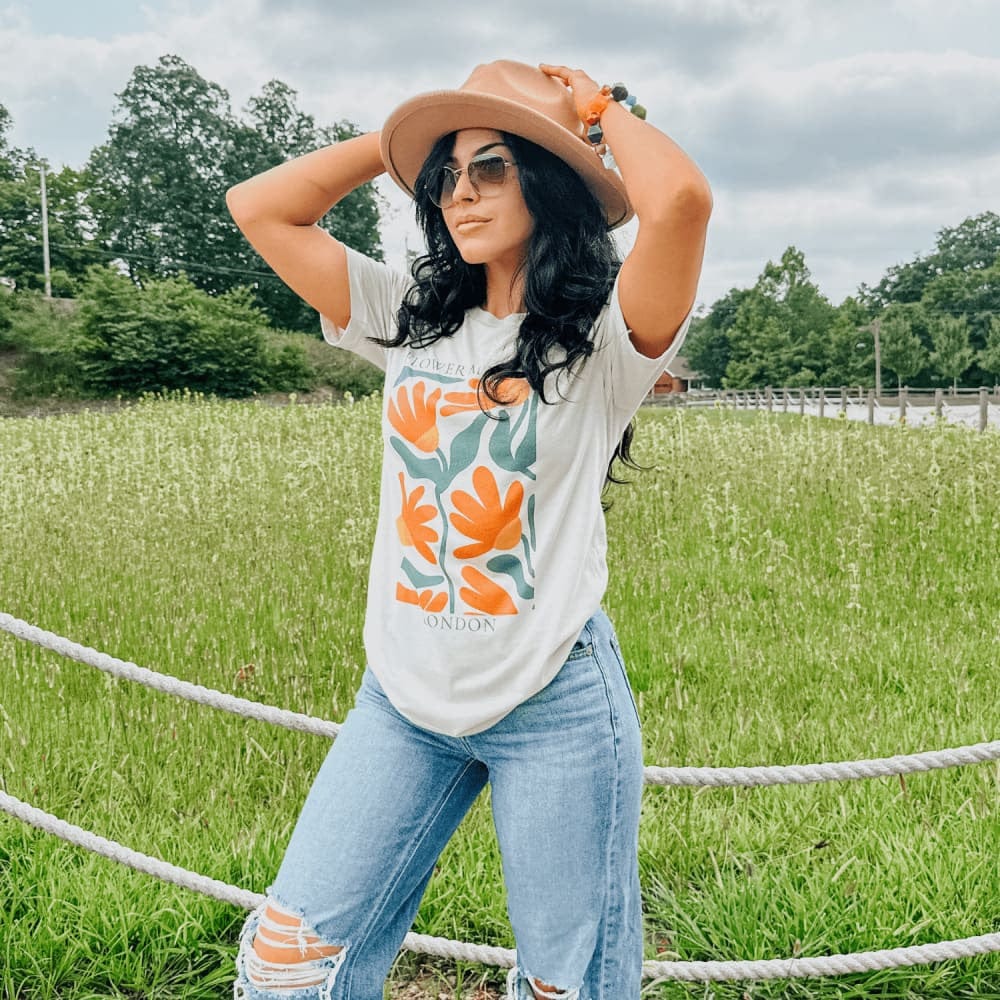 Flower Market Tee - Mommy Apparel