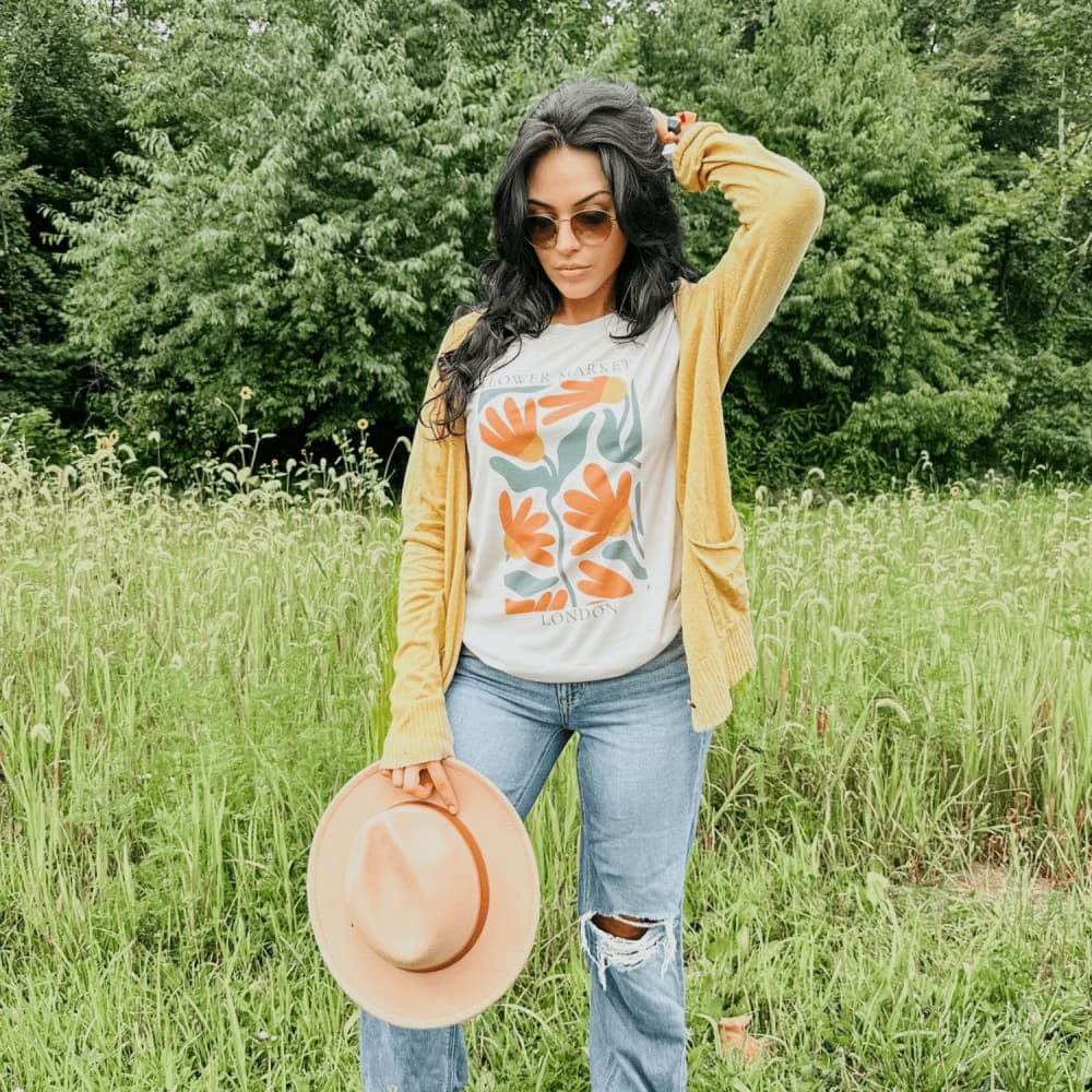 Flower Market Tee - Mommy Apparel