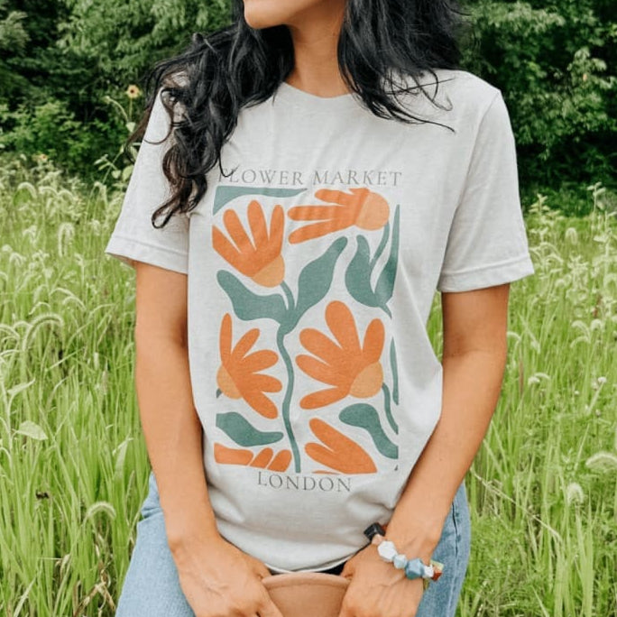 Flower Market Tee - Mommy Apparel