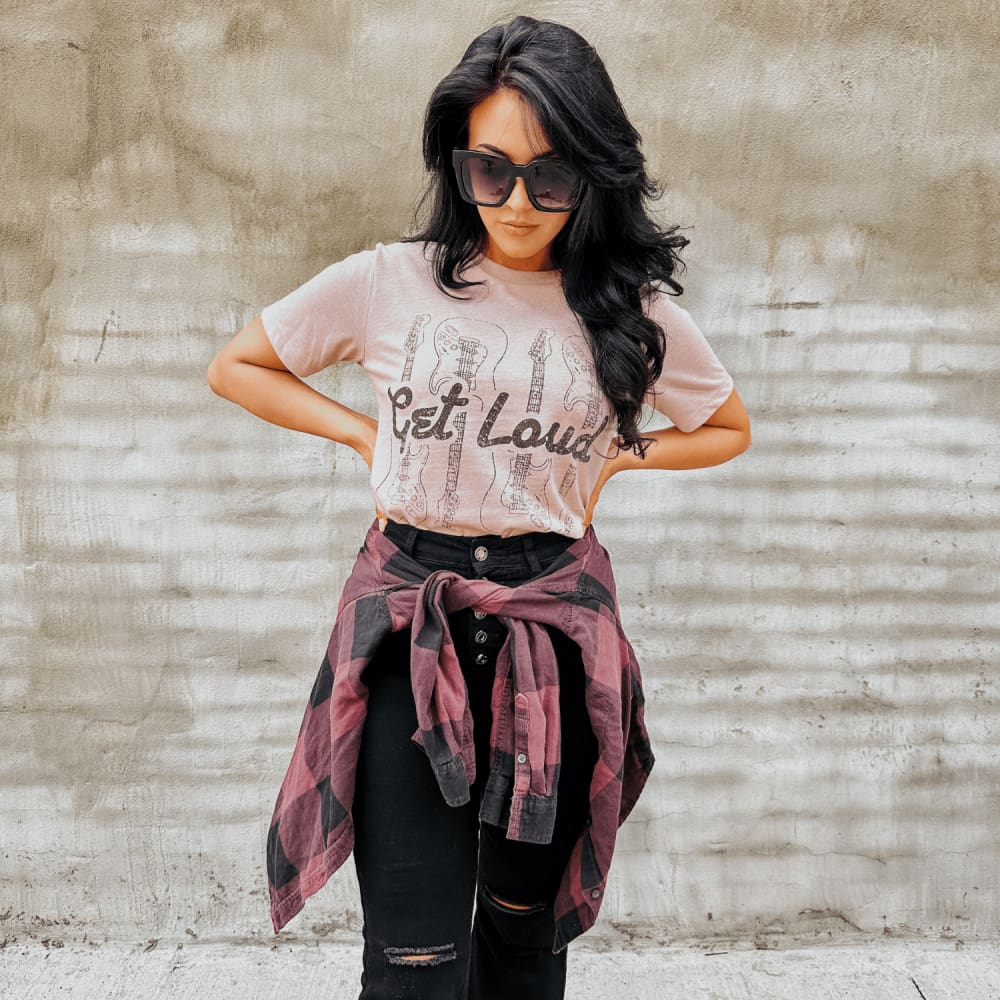 Get Loud Guitar Tee - Mommy Apparel