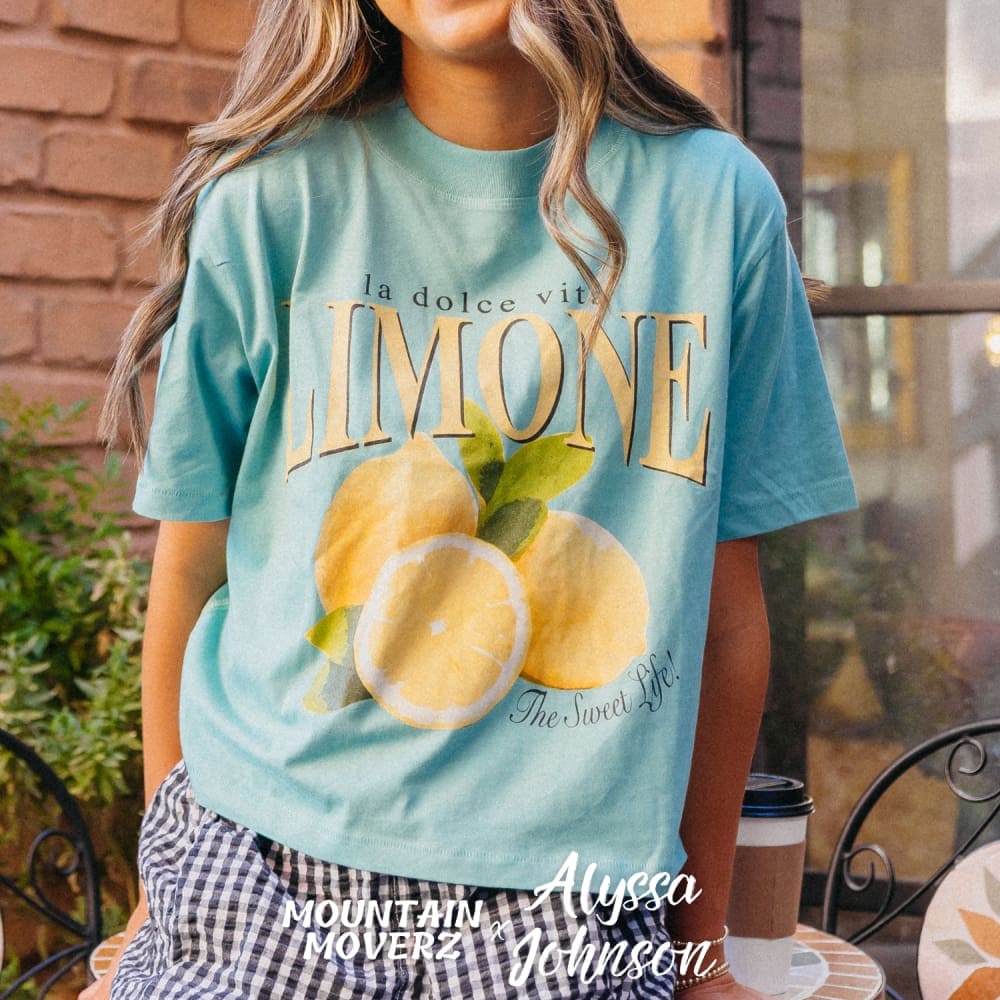 Limone Relaxed Boxy Crop - NEW