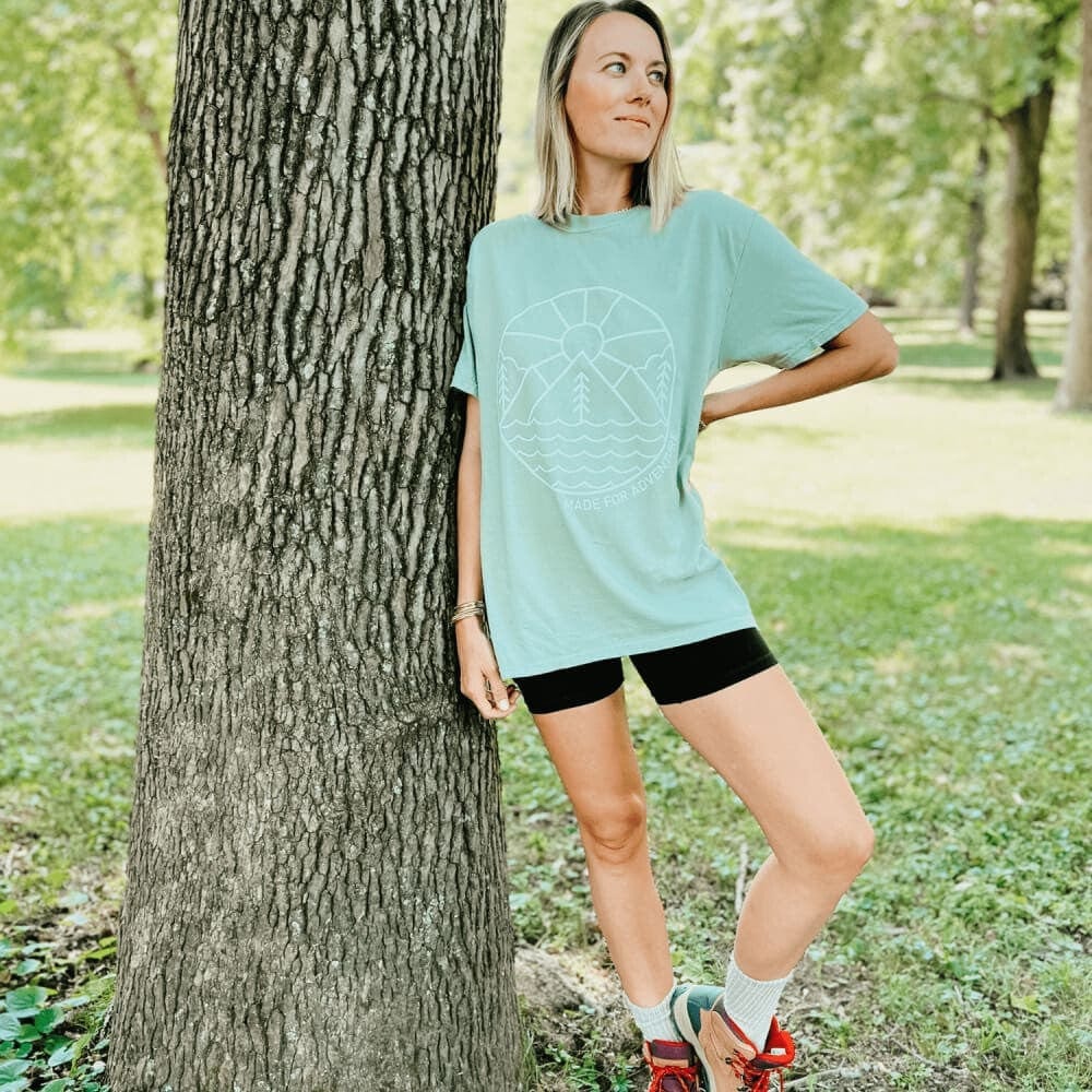 Made to Adventure Tee - Bay - Mommy Apparel