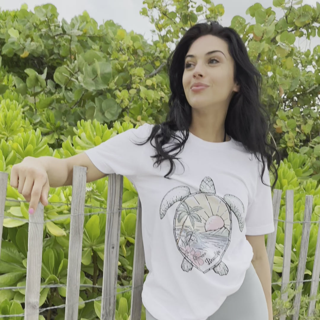 Beach Life Turtle Tee