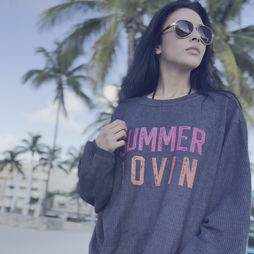 Summer Lovin Corded Crew