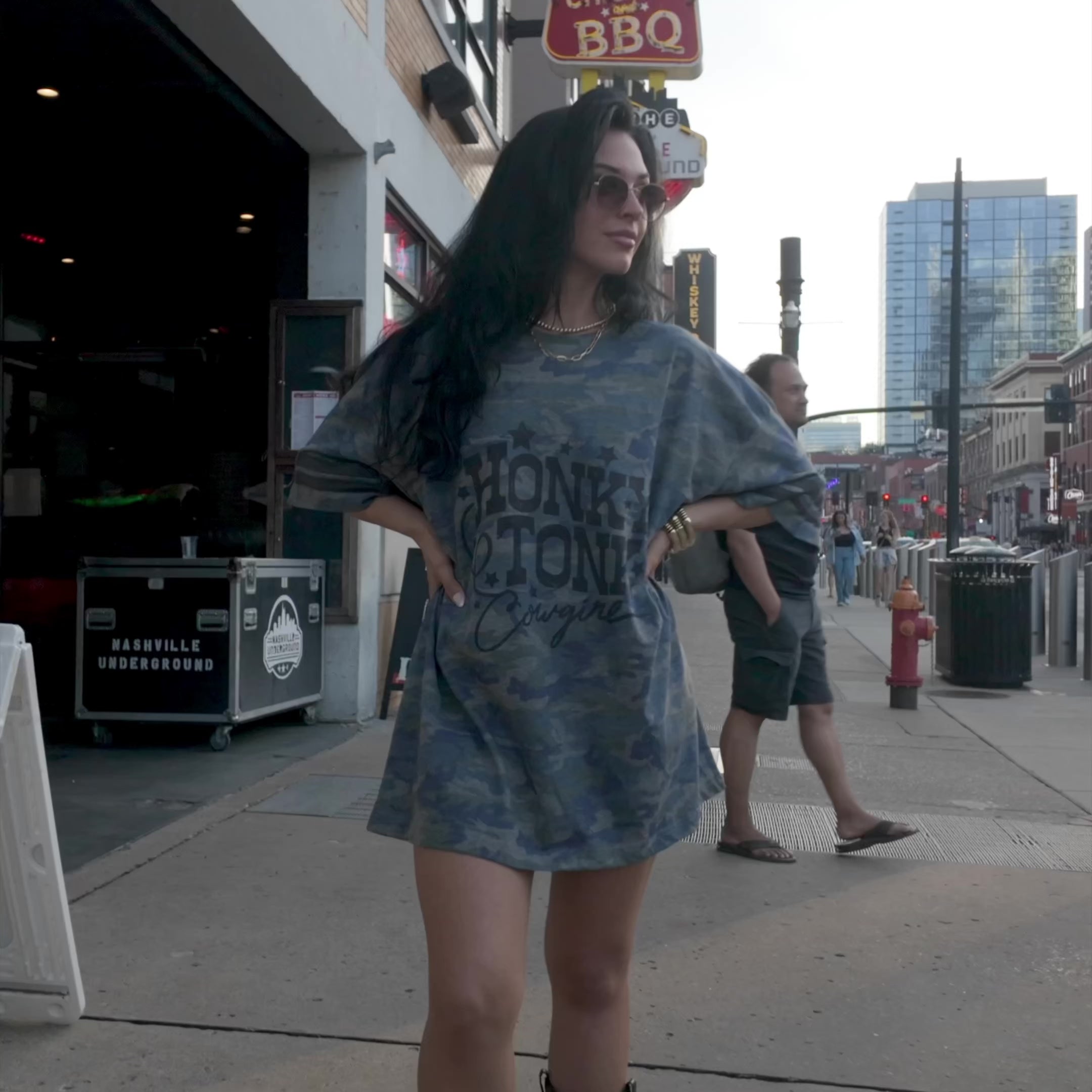 Honky Tonk Camo Jersey Tee