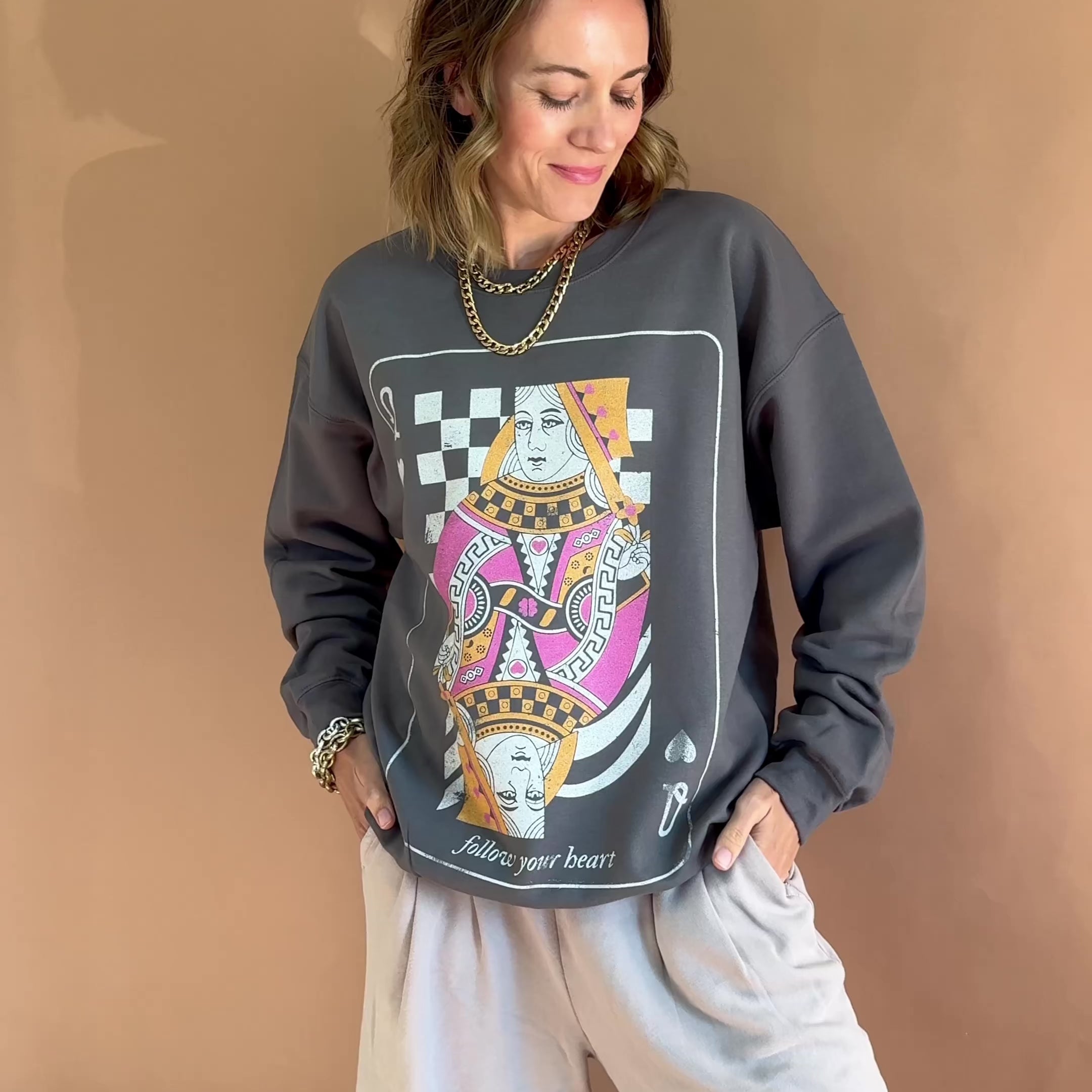 Queen of Hearts Sweatshirt