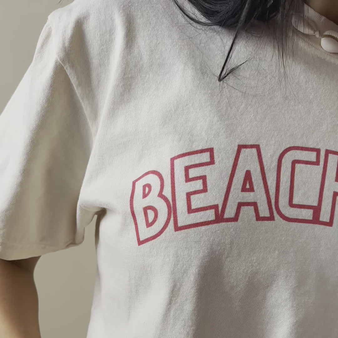 Beach Bum Tee - Ivory