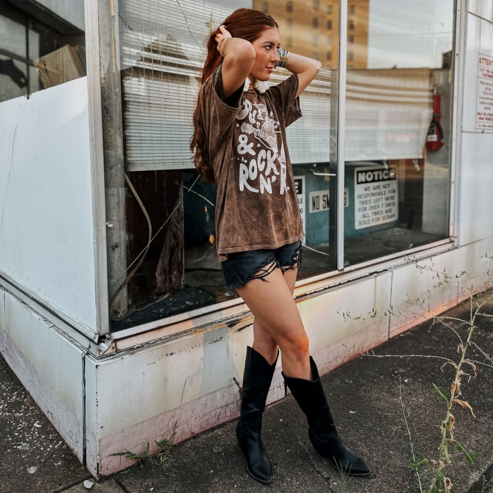 Sad Cowboys Mineral Wash Tee