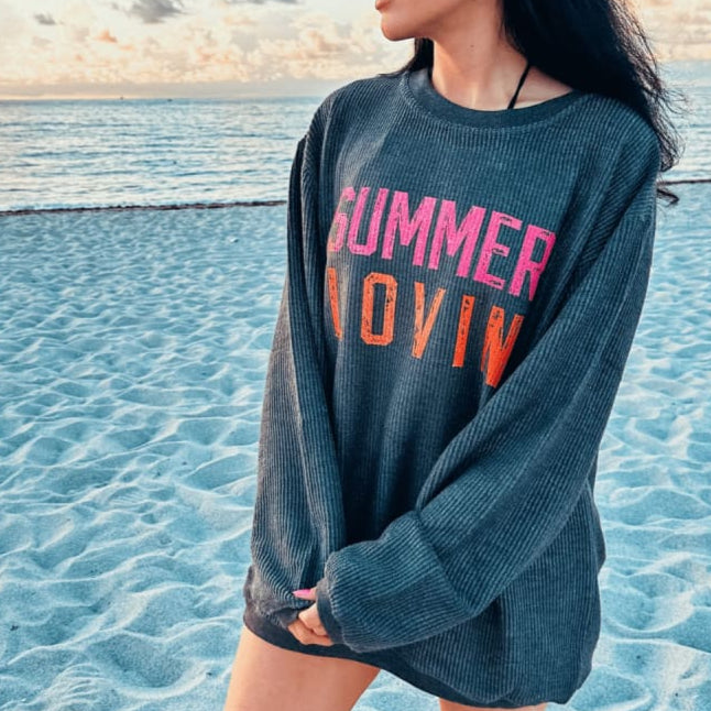 Summer Lovin Corded Crew - NEW