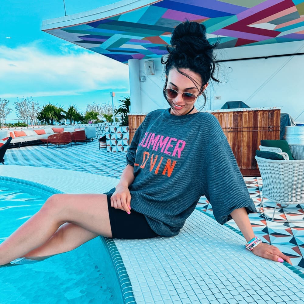 Summer Lovin Corded Crew - NEW
