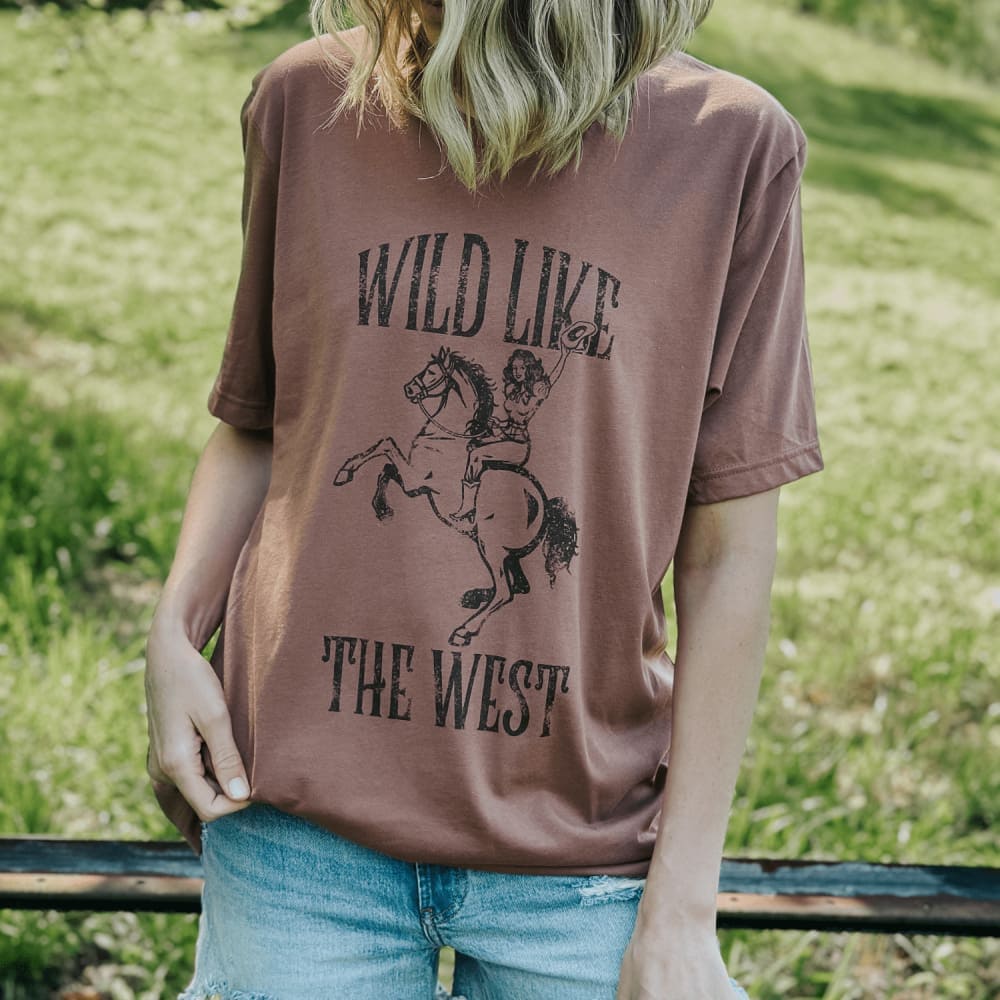Wild Like The West Tee - Mommy Apparel
