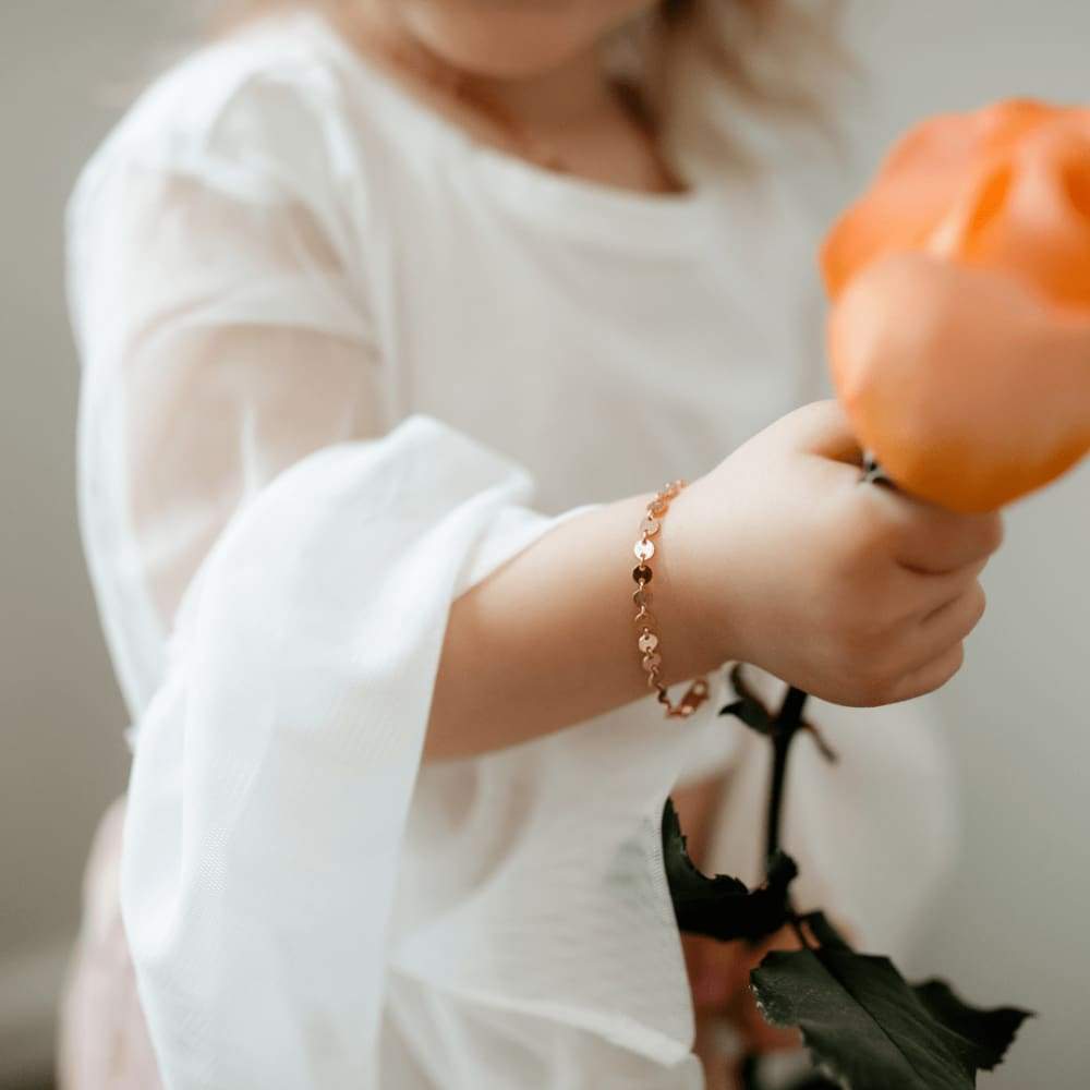 Sol Children’s Bracelet - 4 in / Rose Gold