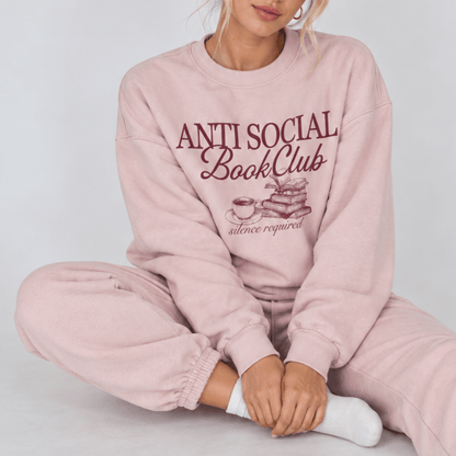 Anti-Social Book Club ReFlex Fleece Sweatshirt