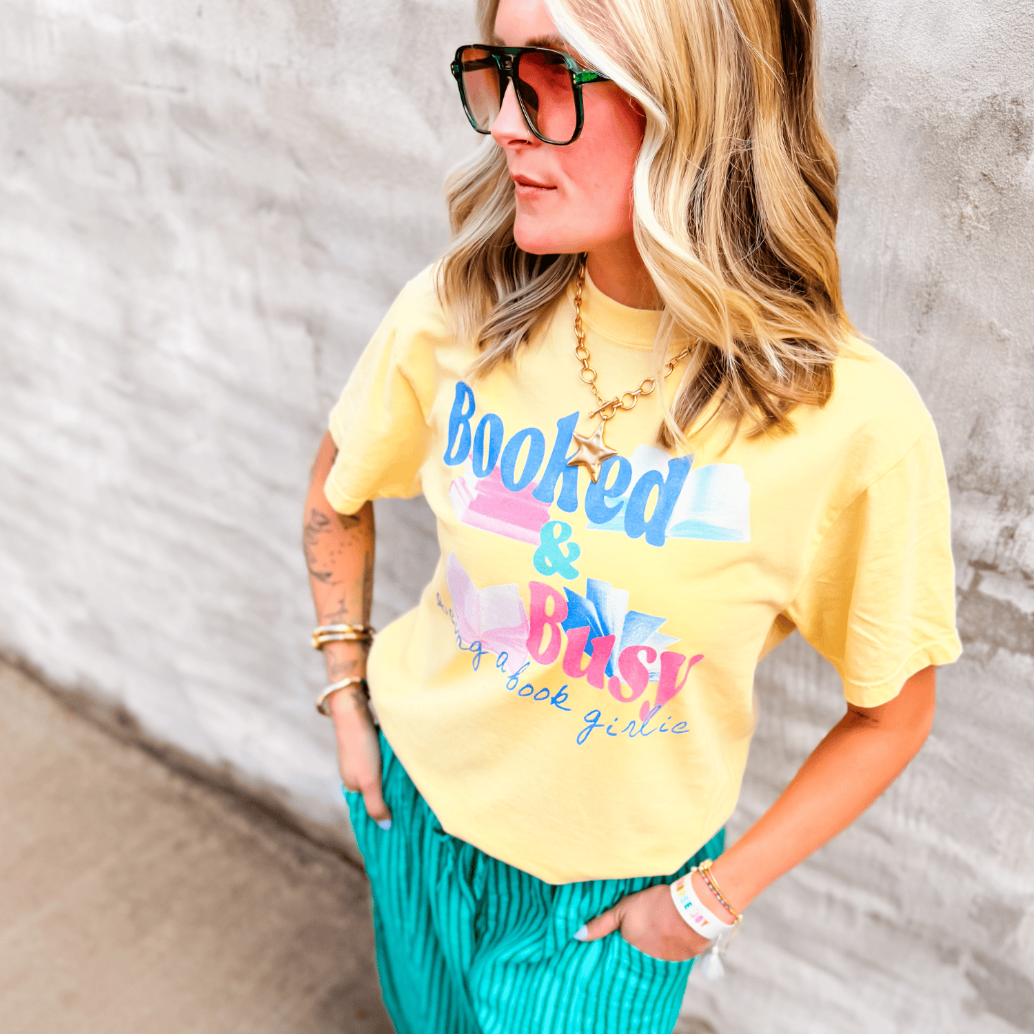 Booked & Busy Tee