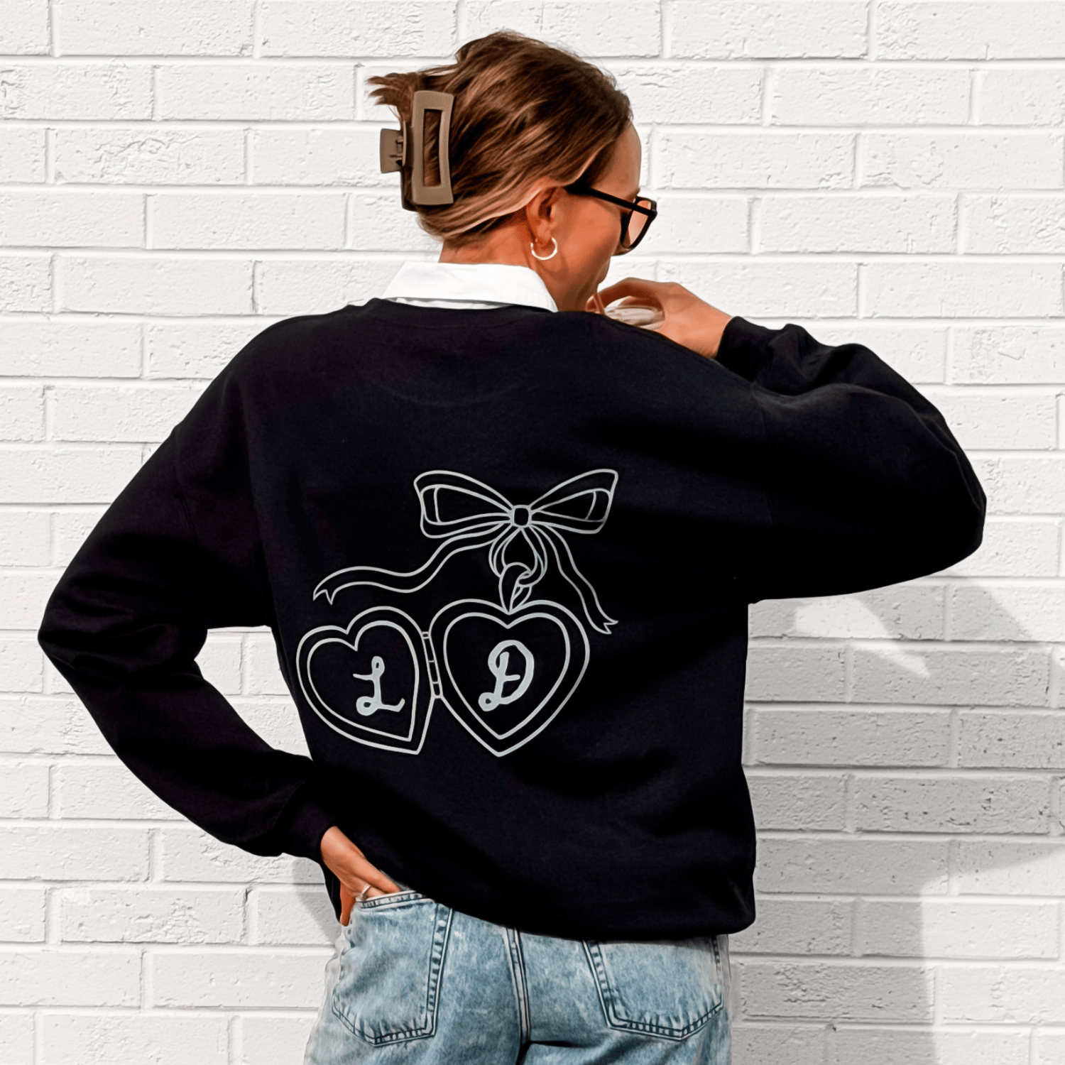 Custom Sweetheart Locket Sweatshirt