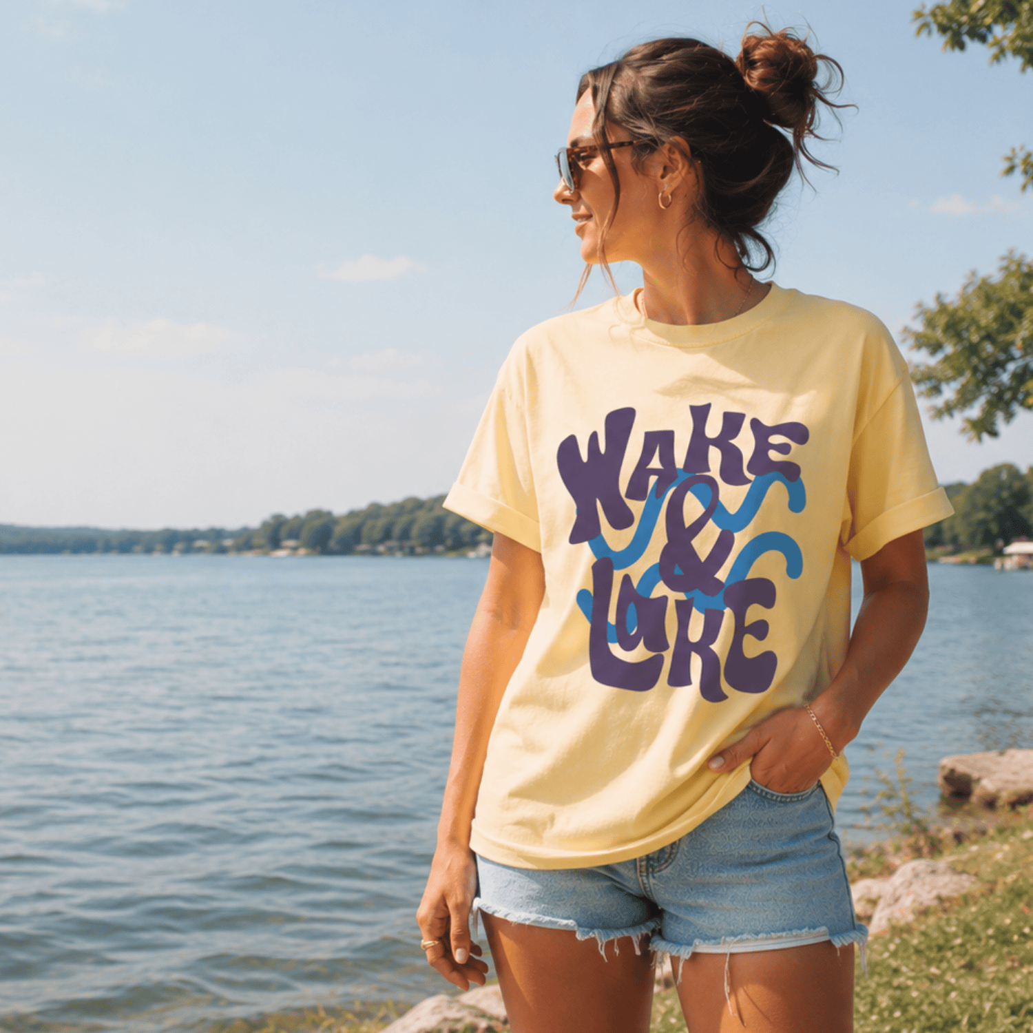 Wake & Lake Tee