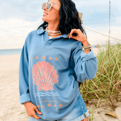 Out of Office Collegiate Crewneck