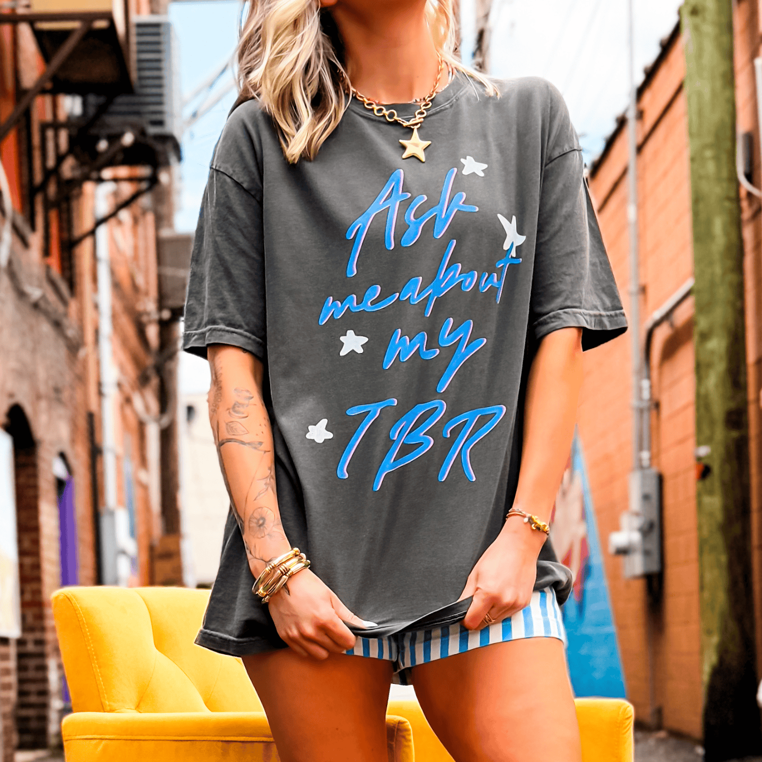Ask Me About My TBR Tee