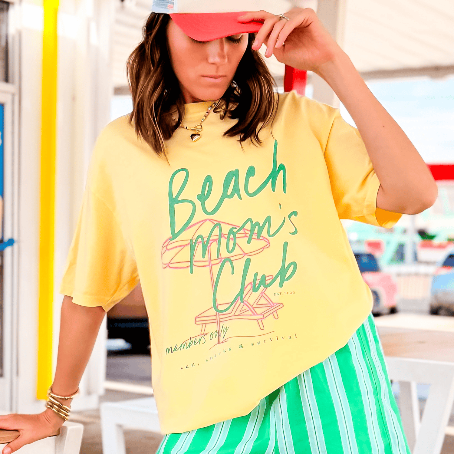 Beach Mom's Club Tee