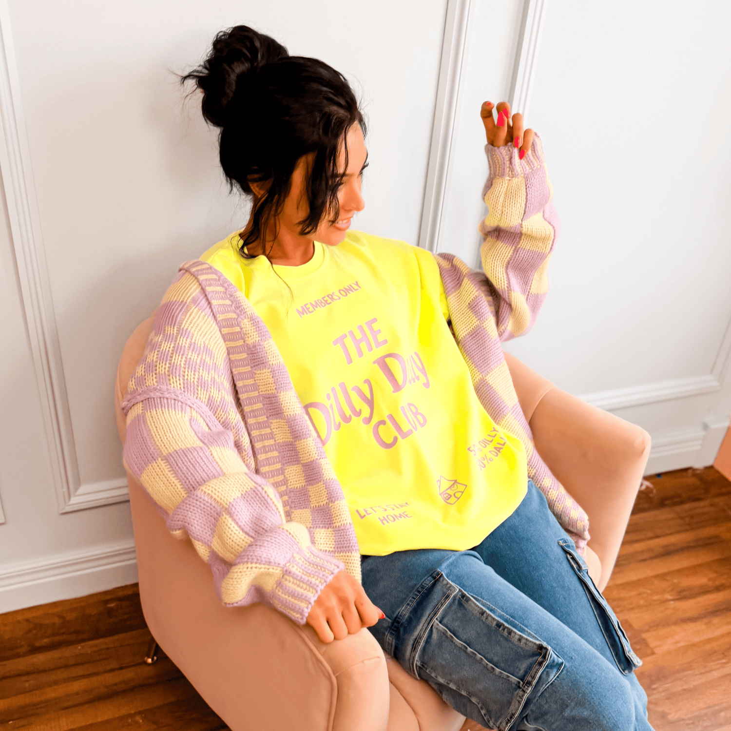 Dilly Dally Club Neon Tee