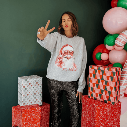 Bubble Gum Santa Sweatshirt