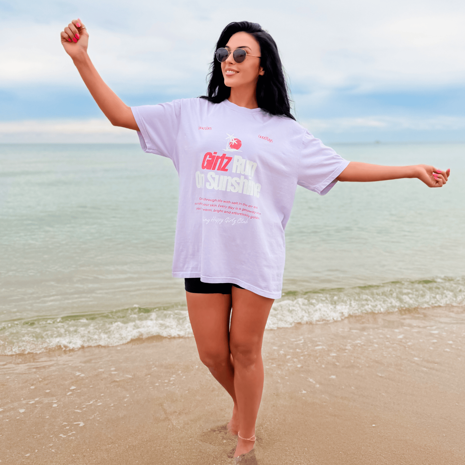 Girlz Run On Sunshine Tee