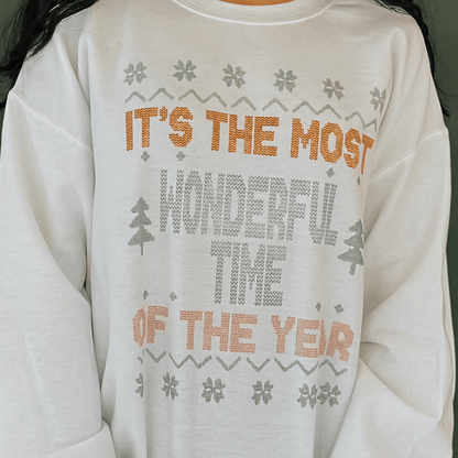 Most Wonderful Time Sweatshirt