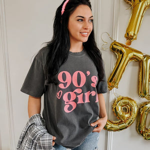 90’s Girl Tee - Pepper - Mommy Apparel