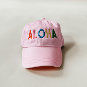 Aloha Pink Hat - pink / one size