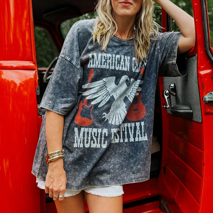 American Festival Oversized Tee