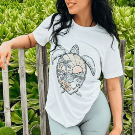 Beach Life Turtle Tee - Mommy Apparel