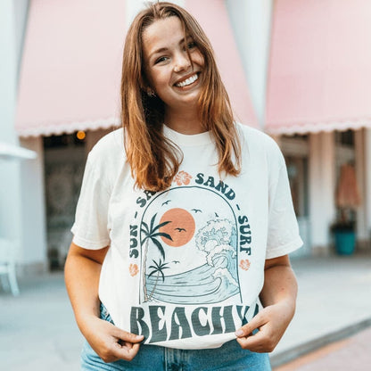 Beachy Tee - Ivory - NEW