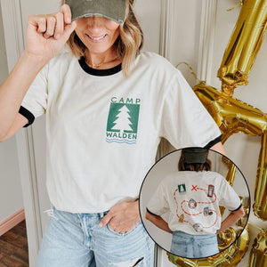 Camp Walden Parent Trap Ringer Tee - Mommy Apparel