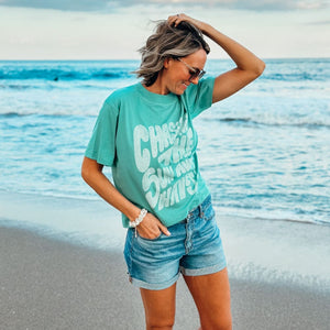 Chasing Waves Relaxed Boxy Crop - NEW