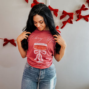 Cherry Kiss Lounge Tee - Mommy Apparel