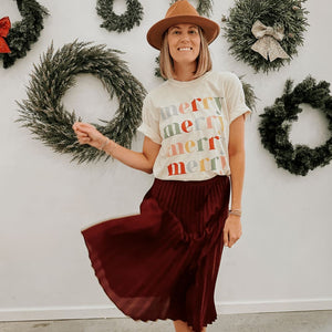 Colorful Merry Tee - Mommy Apparel