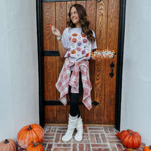 Colorful Pumpkins Tee - Orchid - Mommy Apparel