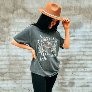 Country Roads Take Me Home Tee - Mommy Apparel