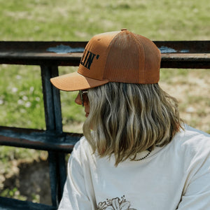 Darlin’ Trucker Hat - Caramel