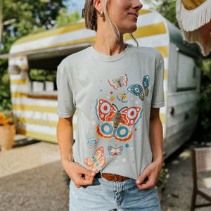 Fall Butterflies Tee - NEW