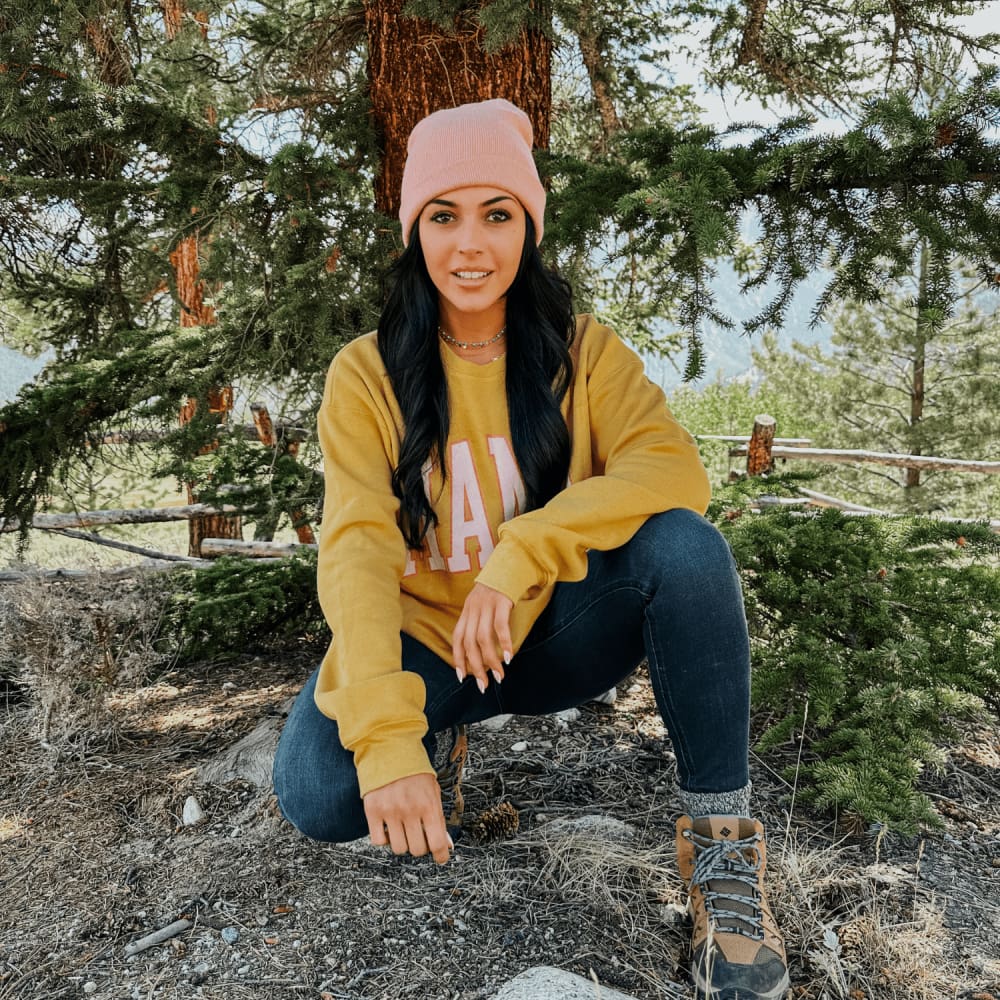 Fall Mama Sweatshirt - Mustard